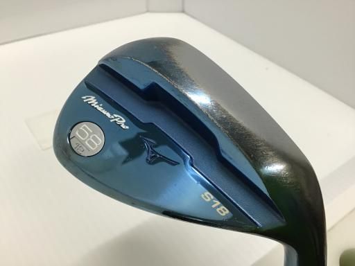 ミズノ Mizuno Pro S18 ブルー 58° 12° ウェッジ WG 純正特注シャフト フレックスその他 メンズ 男性用 右利き 右用 Cランク ゴルフクラブ
