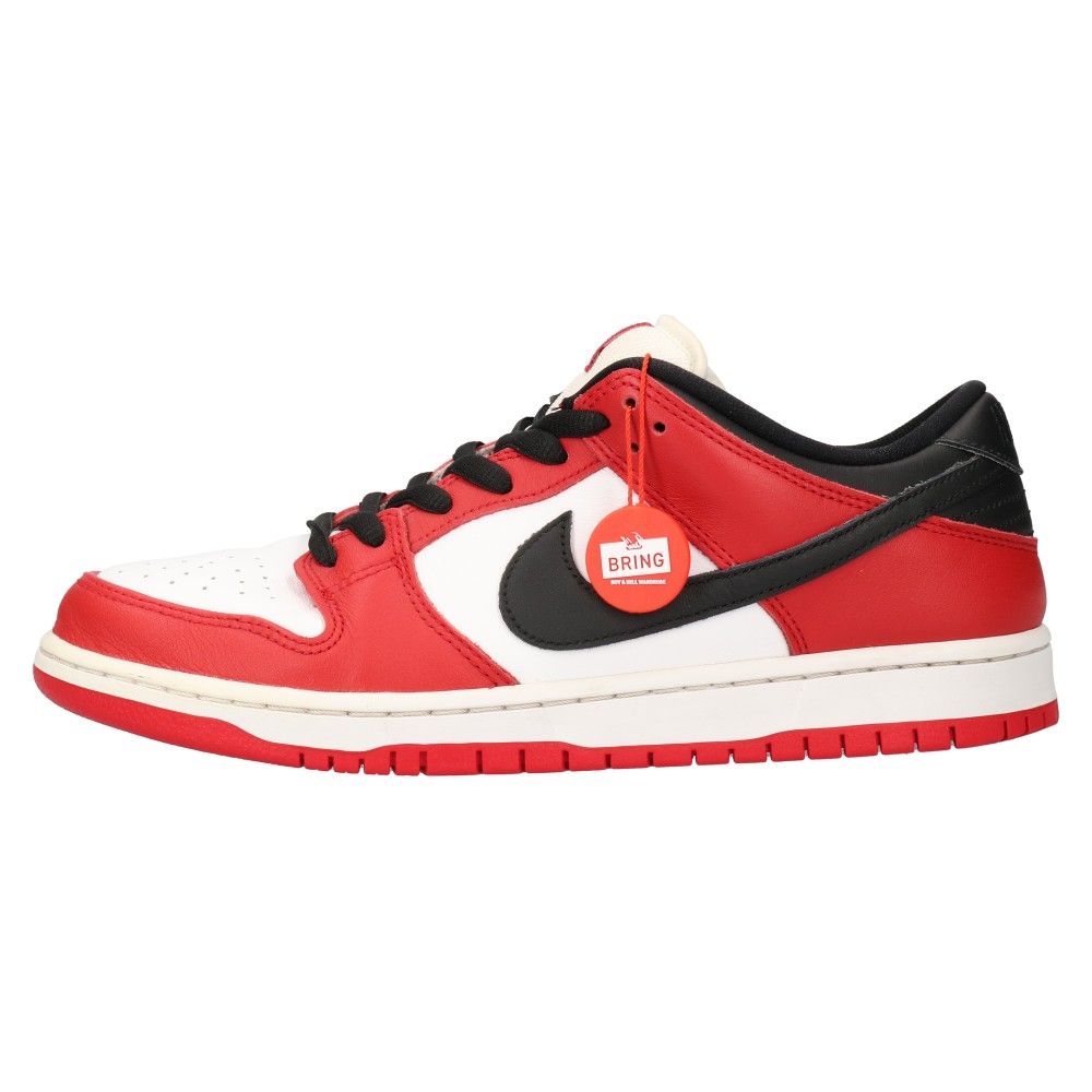 NIKE SB (ナイキエスビー) DUNK LOW J-Pack CHICAGO BQ6817-600 ダンクロー シカゴ ローカットスニーカー  US10.5/28.5cm レッド/ブラック/ホワイト - メルカリ