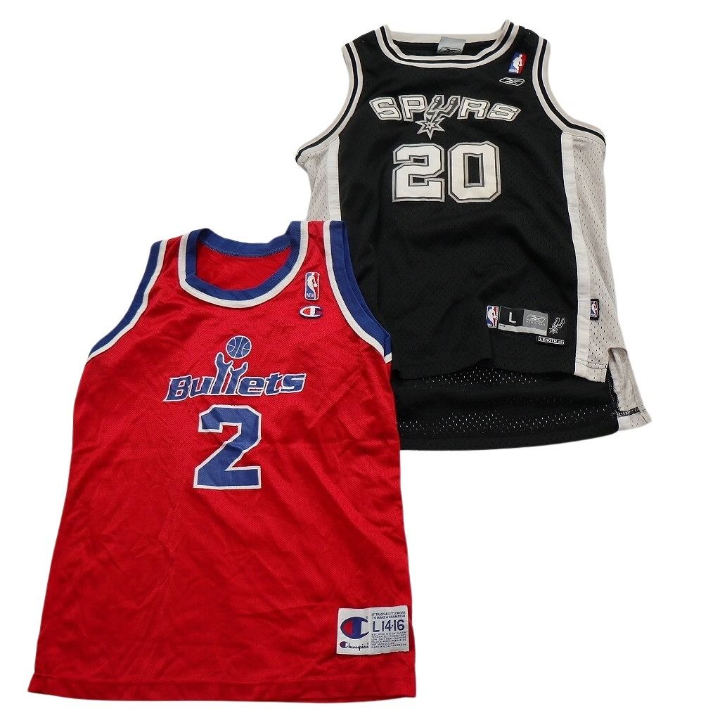 古着卸 まとめ売り NBA ゲームシャツ ユニフォーム 10枚セット