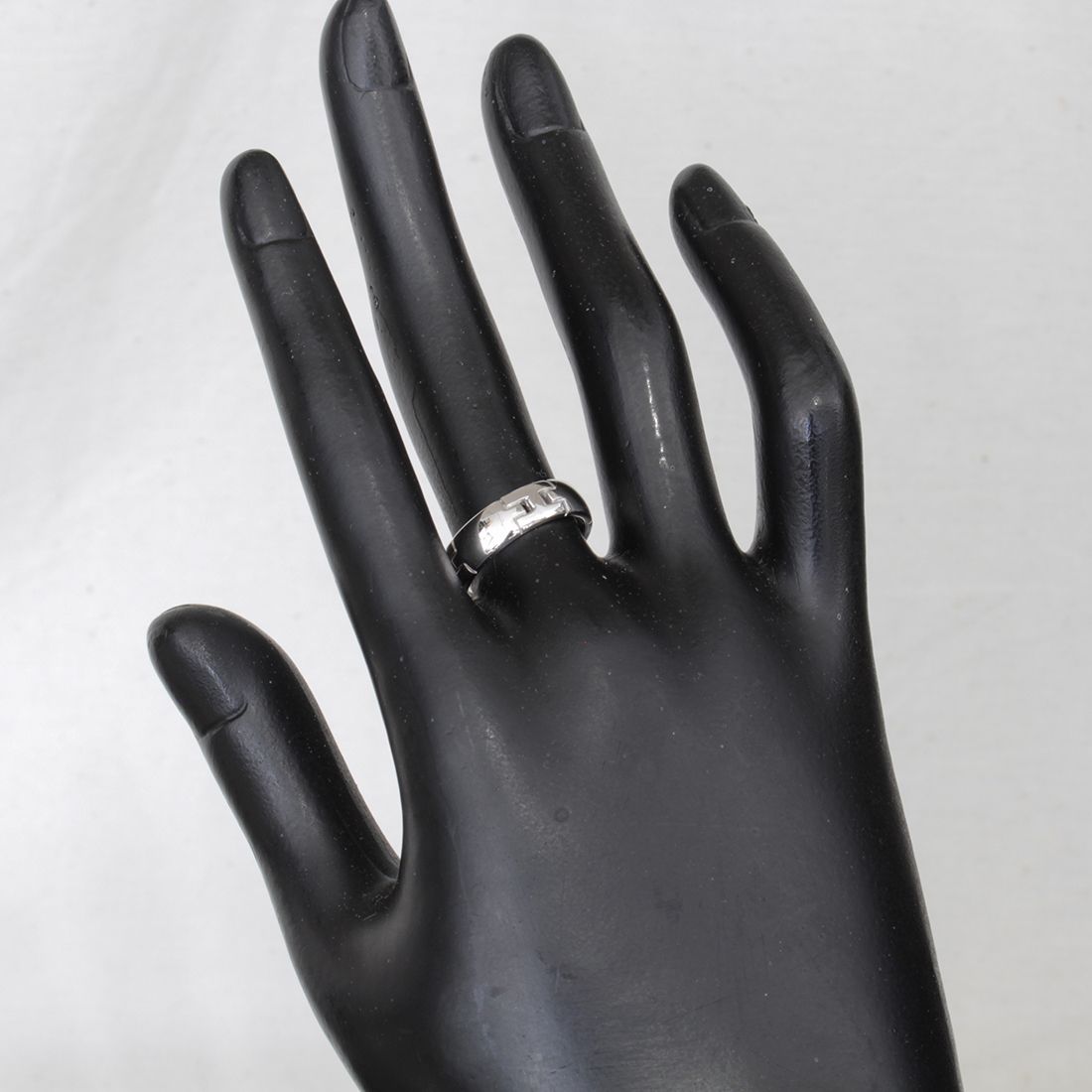エルメス HERMES ヘラクレスリング 11号(51) K18WG 6.1g E1667 エルメス HERMES ヘラクレスリング 11号(51) K18WG 6.1g E1667