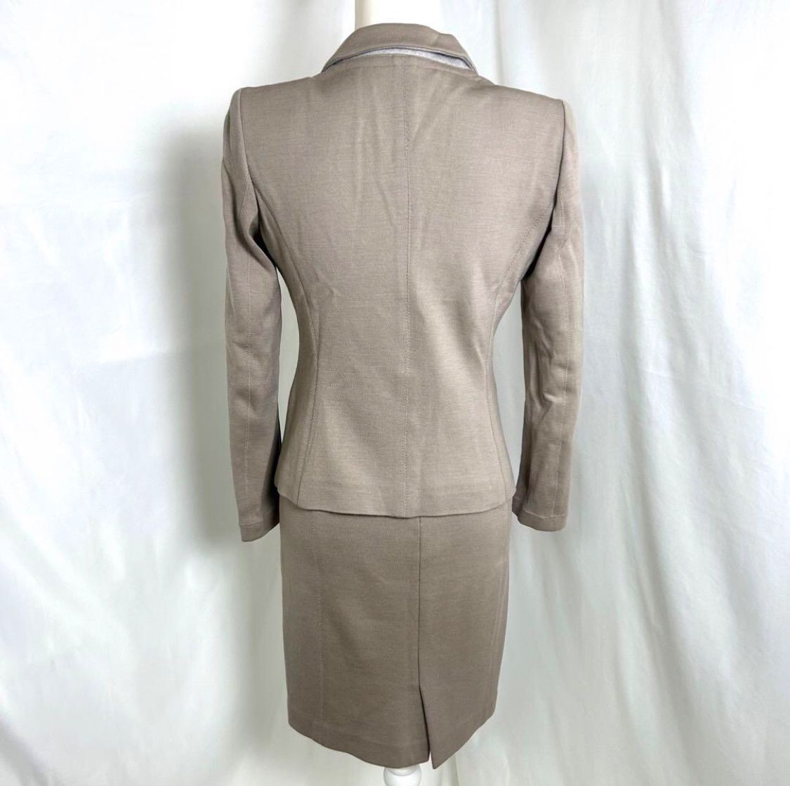 ✨【美品】 BEIGE ベイジ size 2 セットアップ スーツ 毛100% スカート  