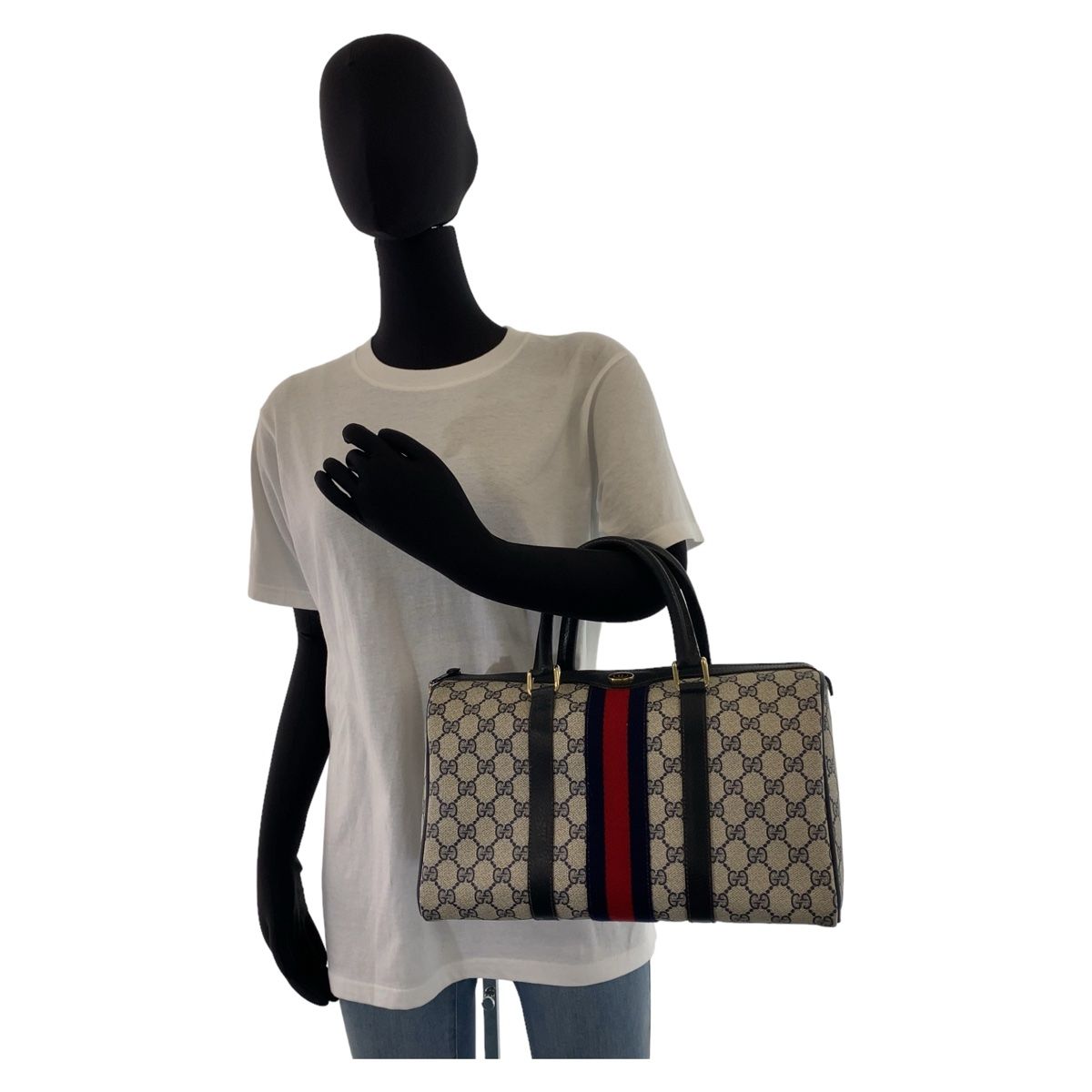 美品 GUCCI グッチ ヴィンテージ オールドグッチ シェリーライン