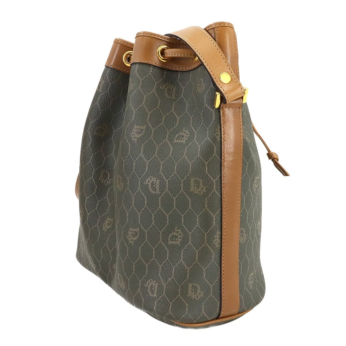 未使用 展示品 クリスチャン ディオール Christian Dior ハニカム 巾着  