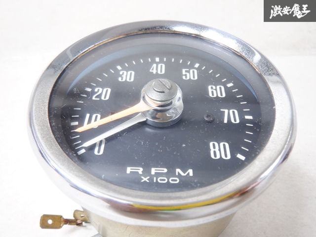 希少!!】 スミス SMITHS スパイ針付 電気式 80φ タコメーター 8000RPM
