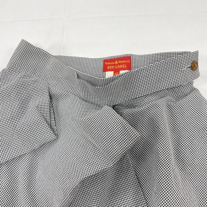 ひざ丈スカート チェック