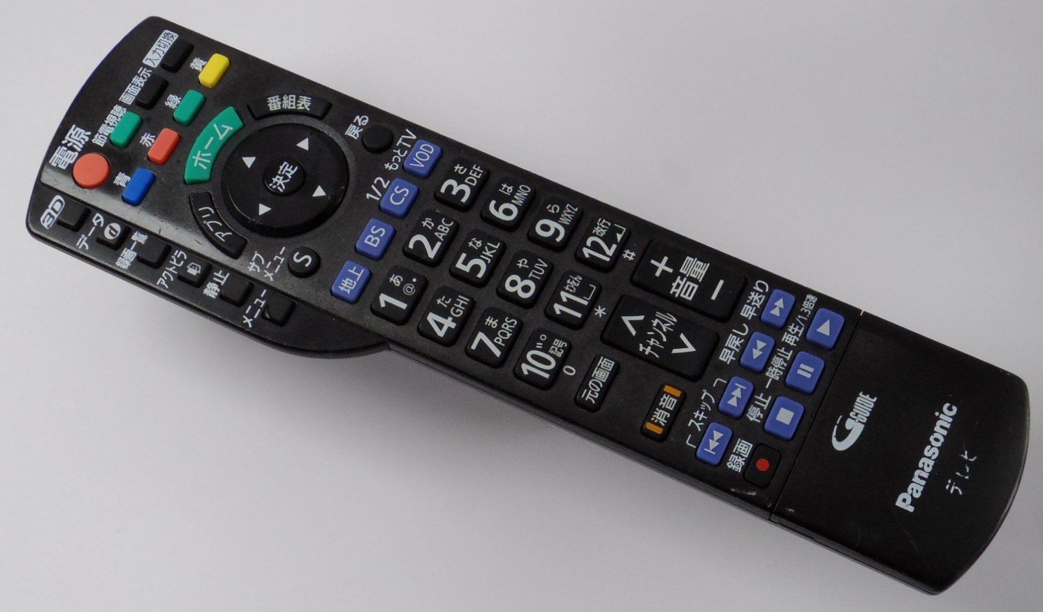液晶テレビ用リモコン Panasonic N2QAYB000848