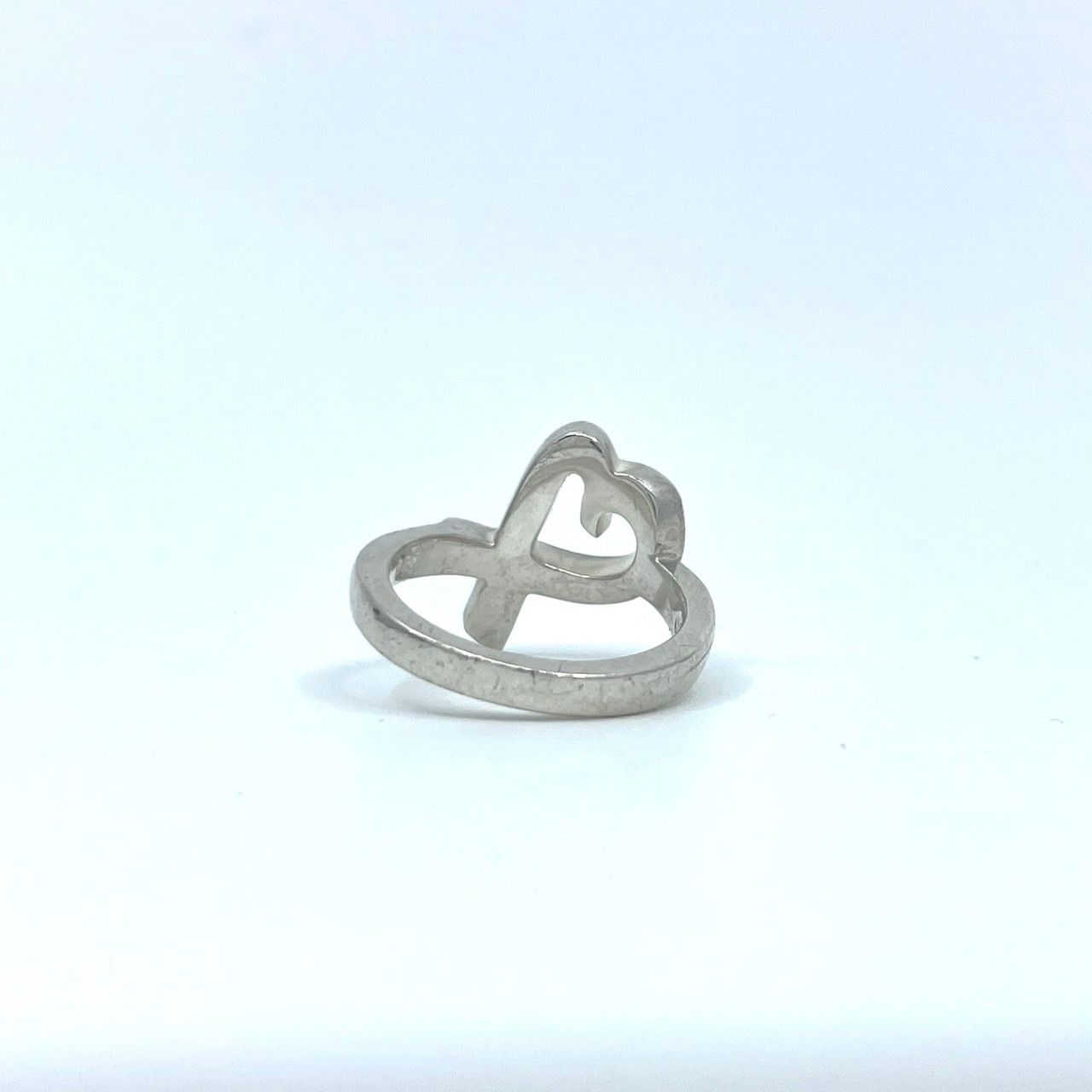 美品 TIFFANY &Co. ティファニー ラビングハート 指輪 リング 7