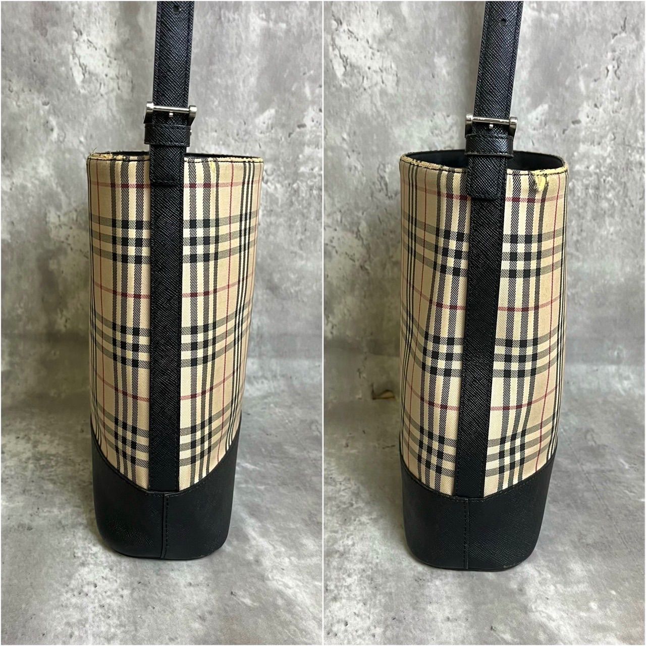 ✨格安✨ BURBERRY バーバリー ショルダーバッグ トートバッグ バケツ 