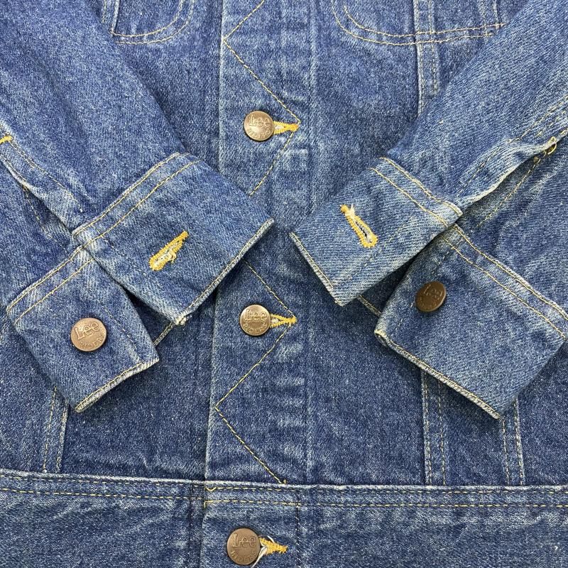 Lee デニムジャケット インディゴ 中古】Lee Lee 80s 220-J デニムジャケット インディゴ size 40