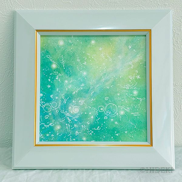 抽象画パステルアート