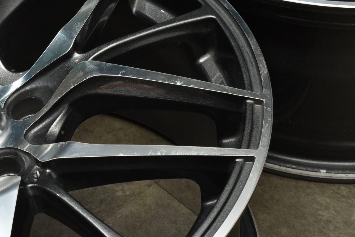 程度良好品 WEDS NOVARIS BEONDE LO 18in 8J 42 PCD114.3 4本セット 60プリウス アルファード ヴェルファイア ハリアー MAZDA6 リーフ