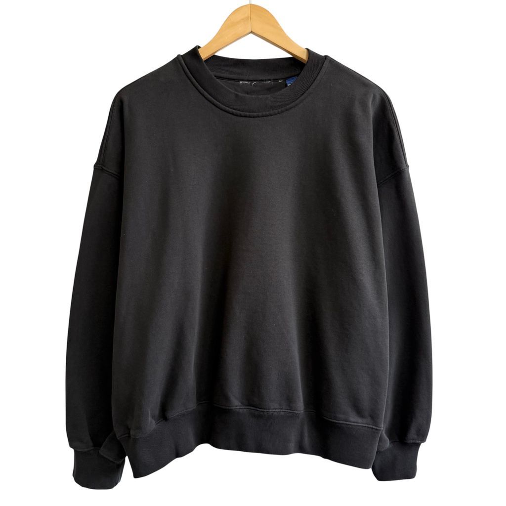 OLD GAP ギャップ トレーナー スウェット 無地 黒 ブラック L