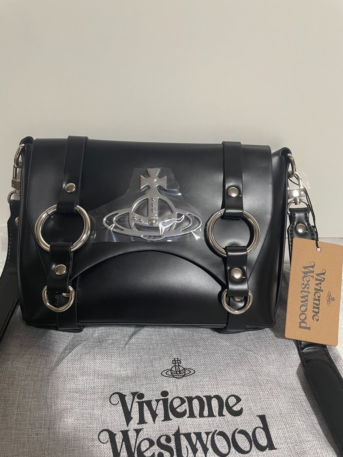 Vivienne Westwood BETTY クロコミニショルダーバッグ - トートバッグ