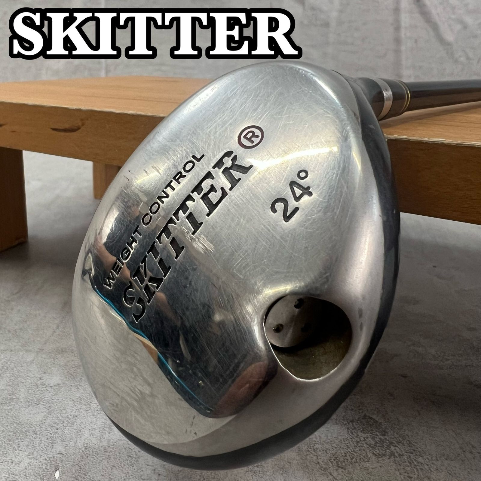 SKITTER　スキッター　メンズゴルフUT　カーボン　24°　右利き用　UT　ユーティリティー　39.75インチ　C-2　約323g SKITTER スキッター メンズゴルフUT カーボン 24° 右利き用 UT