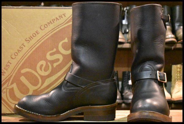 10EEE 20年 WESCO ウエスコ カスタムボス ブラック 黒 11インチハイト ビブラム700 レザーライニング ブーツ BOSS HOPESMORE FJ104