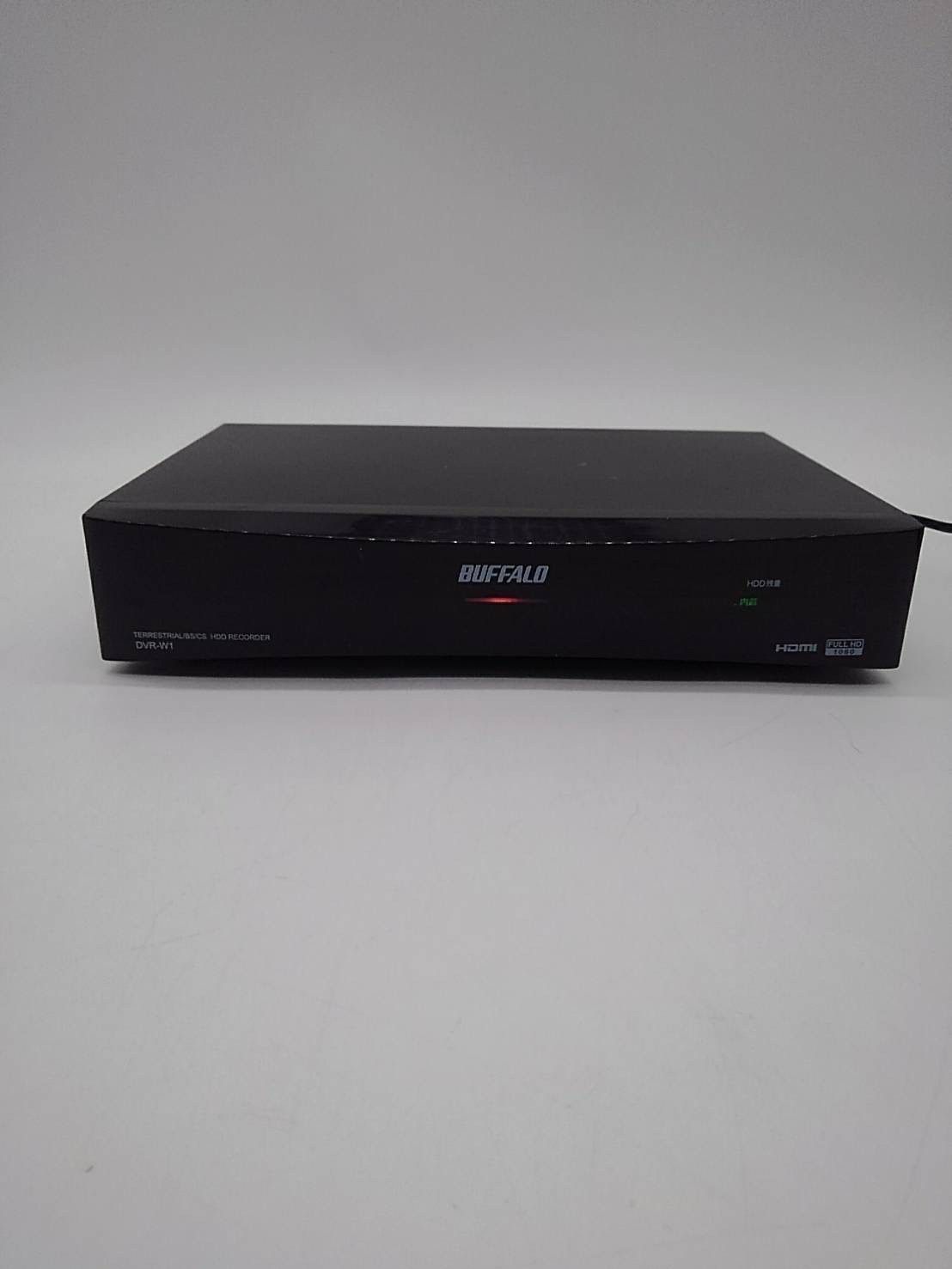 BUFFALO HDDレコーダー DVR-W1/1.0T Wチューナー搭載 中古】BUFFALO W