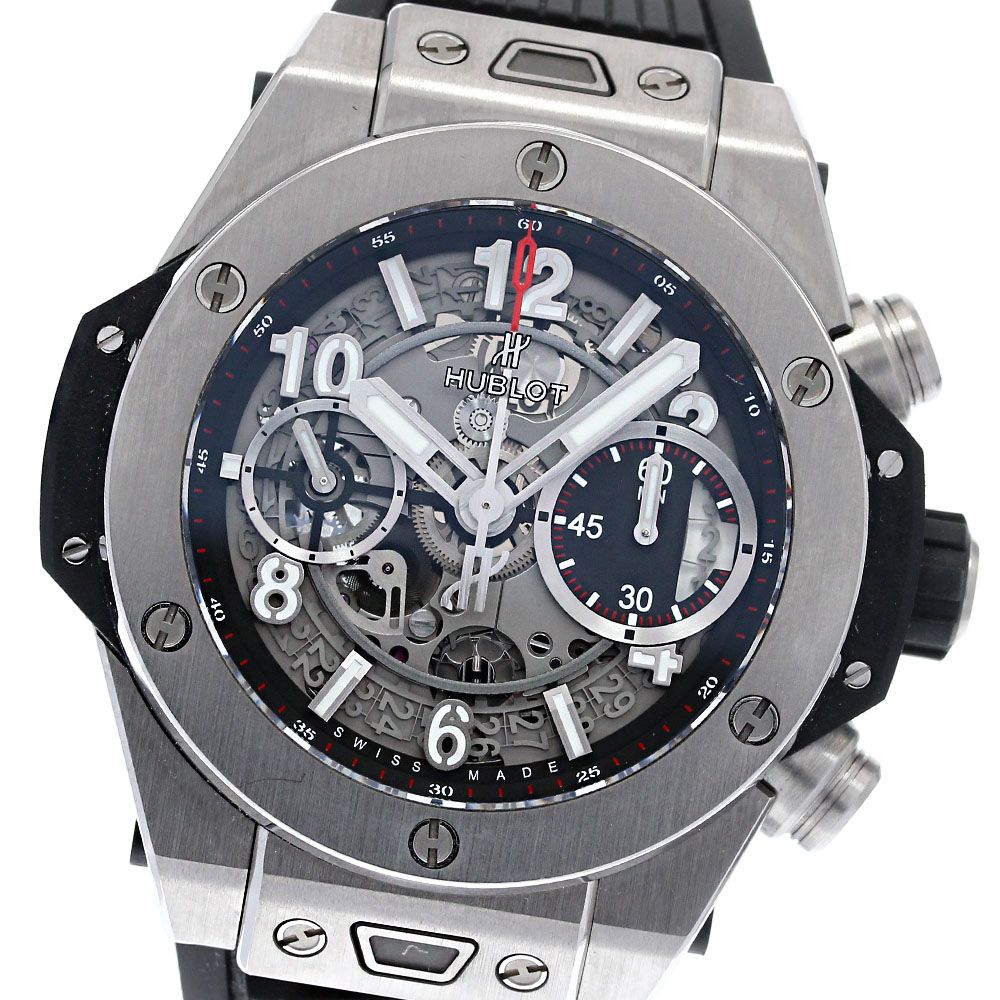 ウブロ HUBLOT 441.NX.1170.RX ビッグバン ウニコ  クロノグラフ 自動巻き メンズ良品_837637