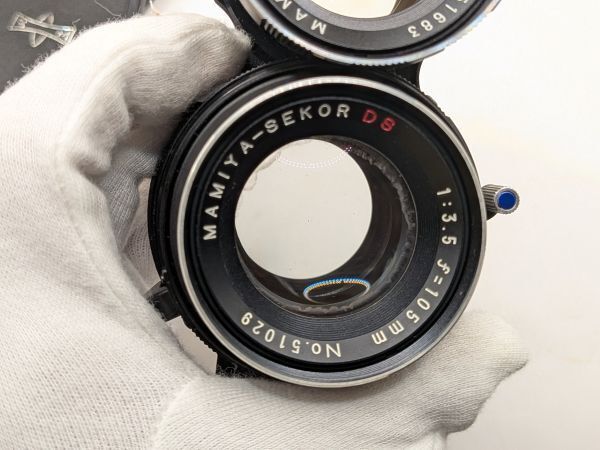  実用 マミヤ MAMIYA SEKOR DS 105 mm F 3 5 二眼レンズ 4930_15_10 二眼レフカメラ フィルムカメラ