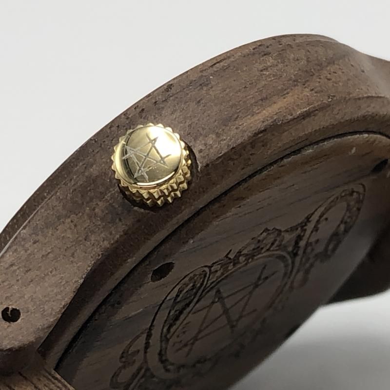 NOZ ラピスラズリ 腕時計 中古】NOZ ラピスラズリ ウォールナット天然