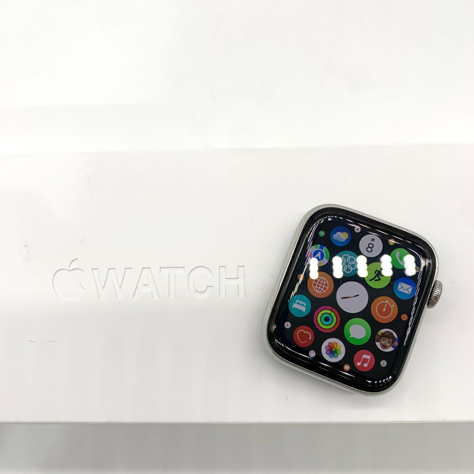 ▽Apple Watch series5 44mm GPS+Cellularモデル ステンレススチール 