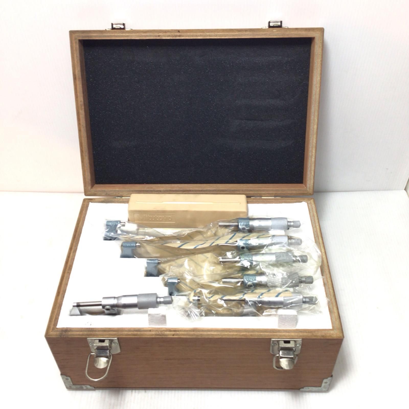 ΘΘMitutoyo 標準外側マイクロメーター 程度A 6本セット