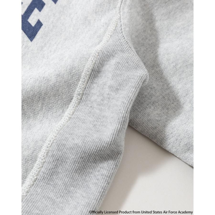 新品 25年秋冬 青単色タグ チャンピオン リバースウィーブ USAFA