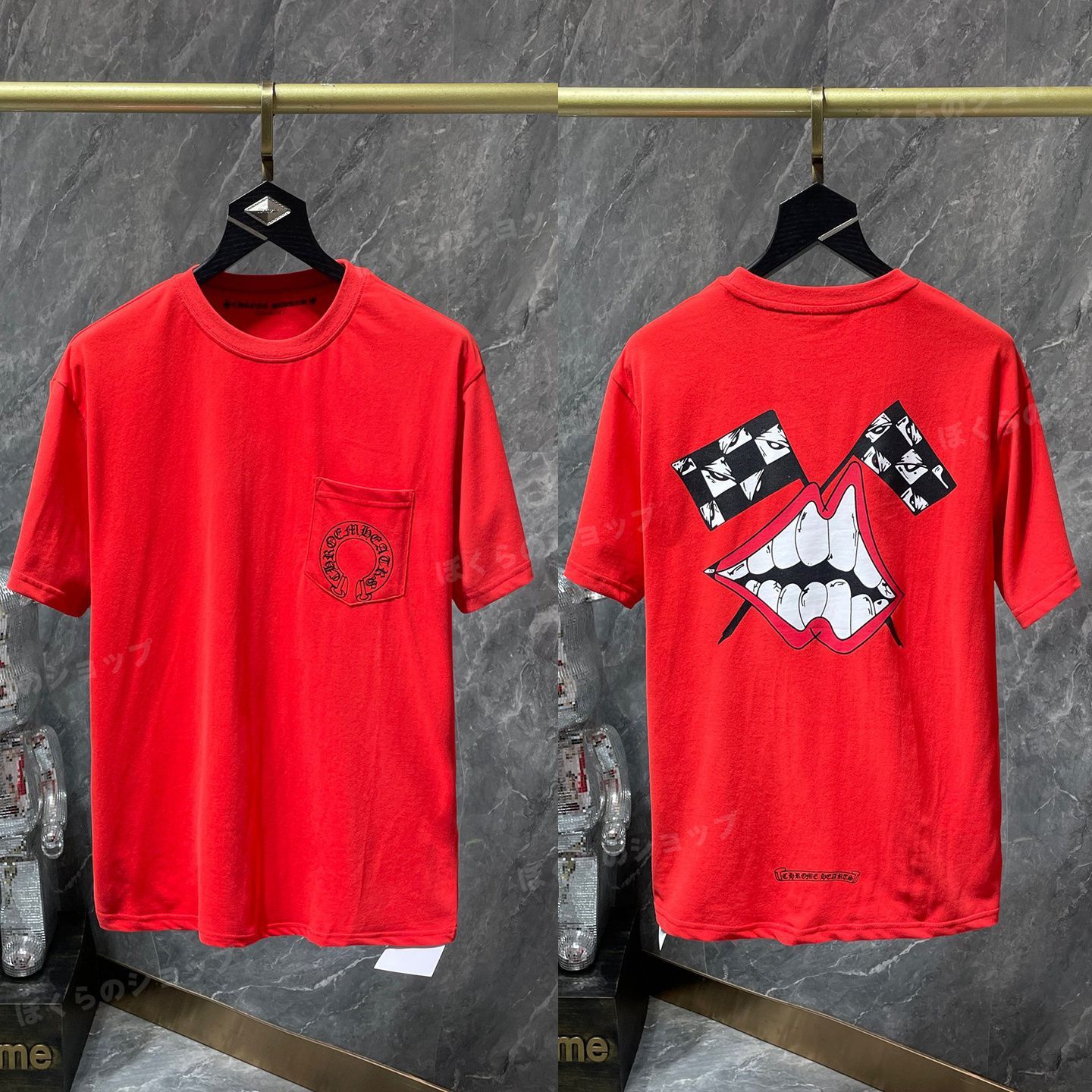 Chrome Hearts | クロムハーツ Ｔシャツ matty boy 半袖 ロンT カットソー ロング Tシャツ レッド 赤 - メルカリ