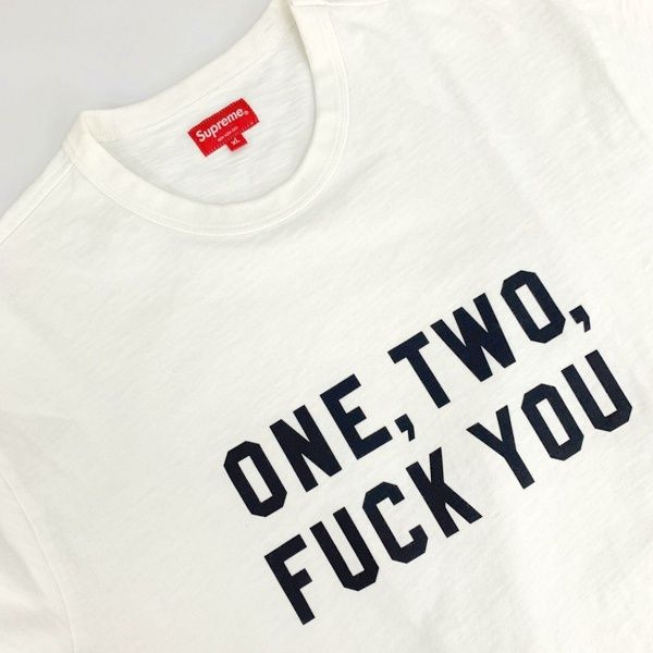 Supreme One Two Fuck You S/S Top ファックユー Tシャツ 半袖 カットソー プリント ストリート メンズ シュプリーム  トップス DM12056□ - メルカリ