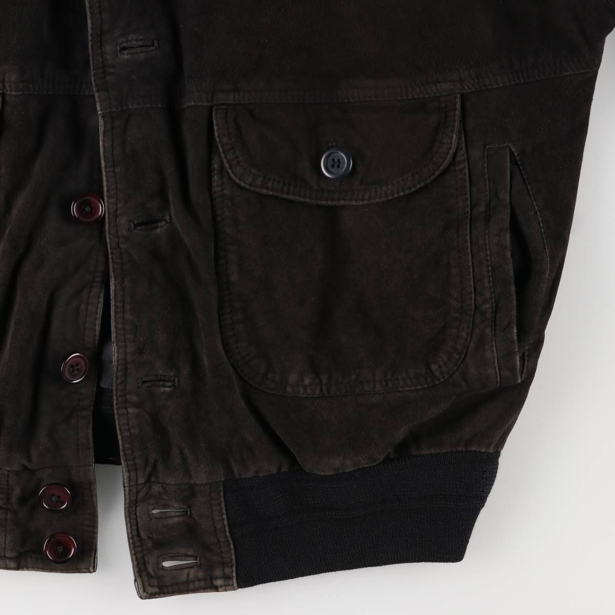 スエードレザーブルゾン