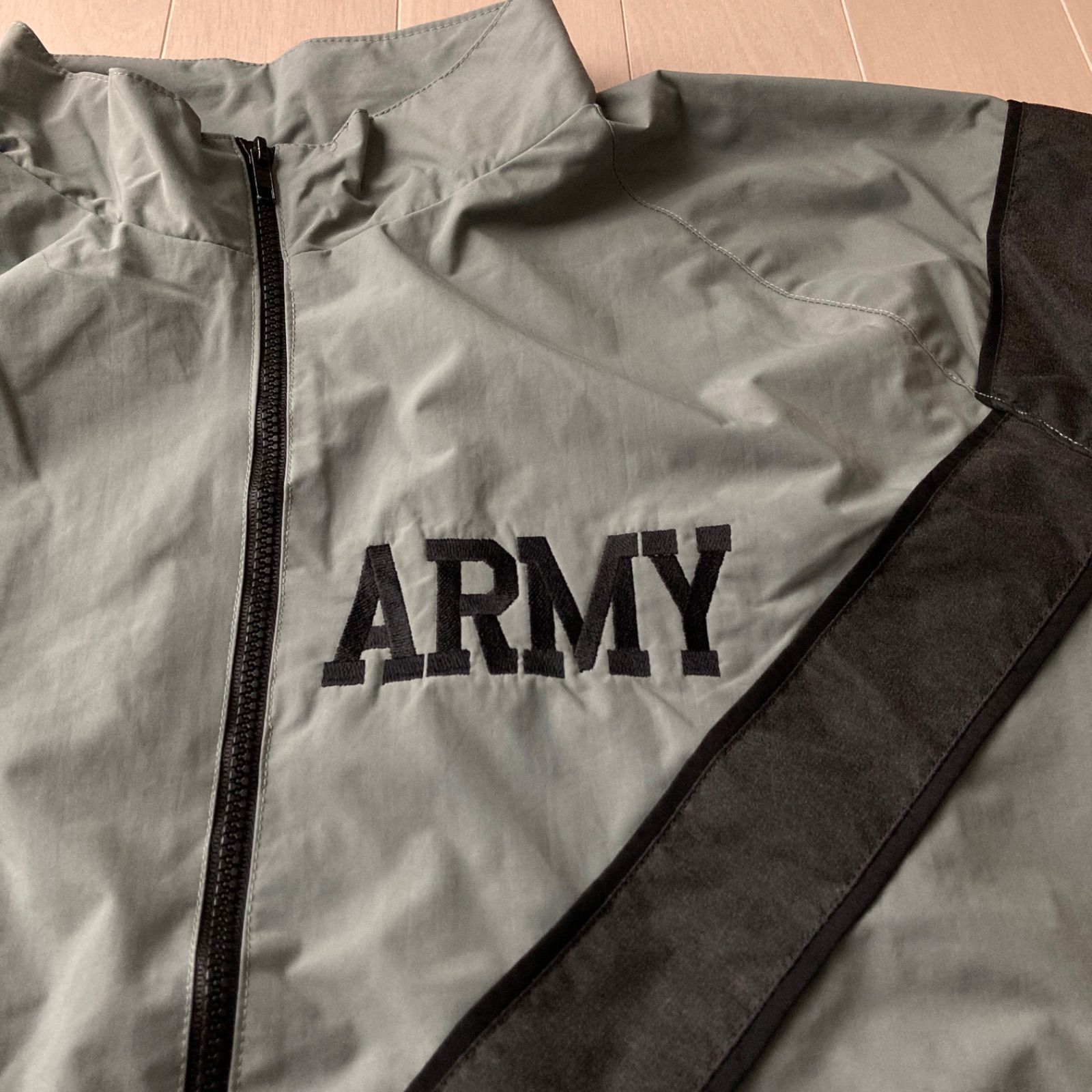 3【US ARMY IPFU】米軍 ナイロンジャケット トレーニングジャケット