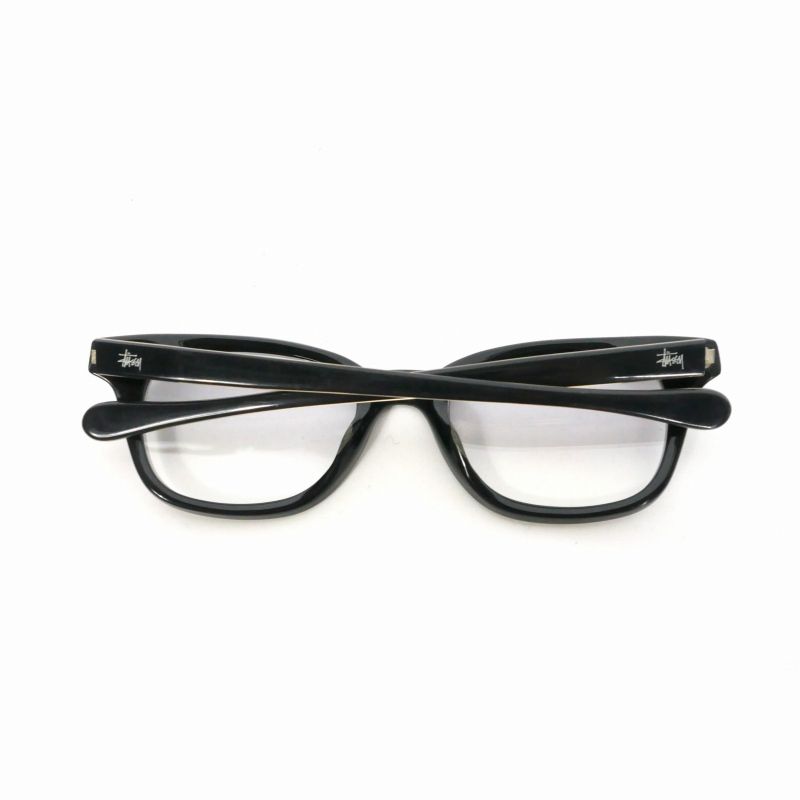 ステューシー STUSSY EYEGEAR fats 90s メガネ セルフレーム 黒 ステューシー STUSSY EYEGEAR fats 90s メガネ セルフレーム 黒