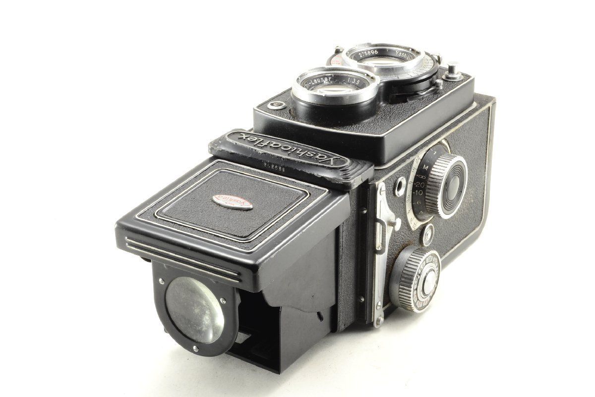 【実用品】Yashicaflex MODEL C / Yashicor 80mm F3.5 / 箱・キャップ付