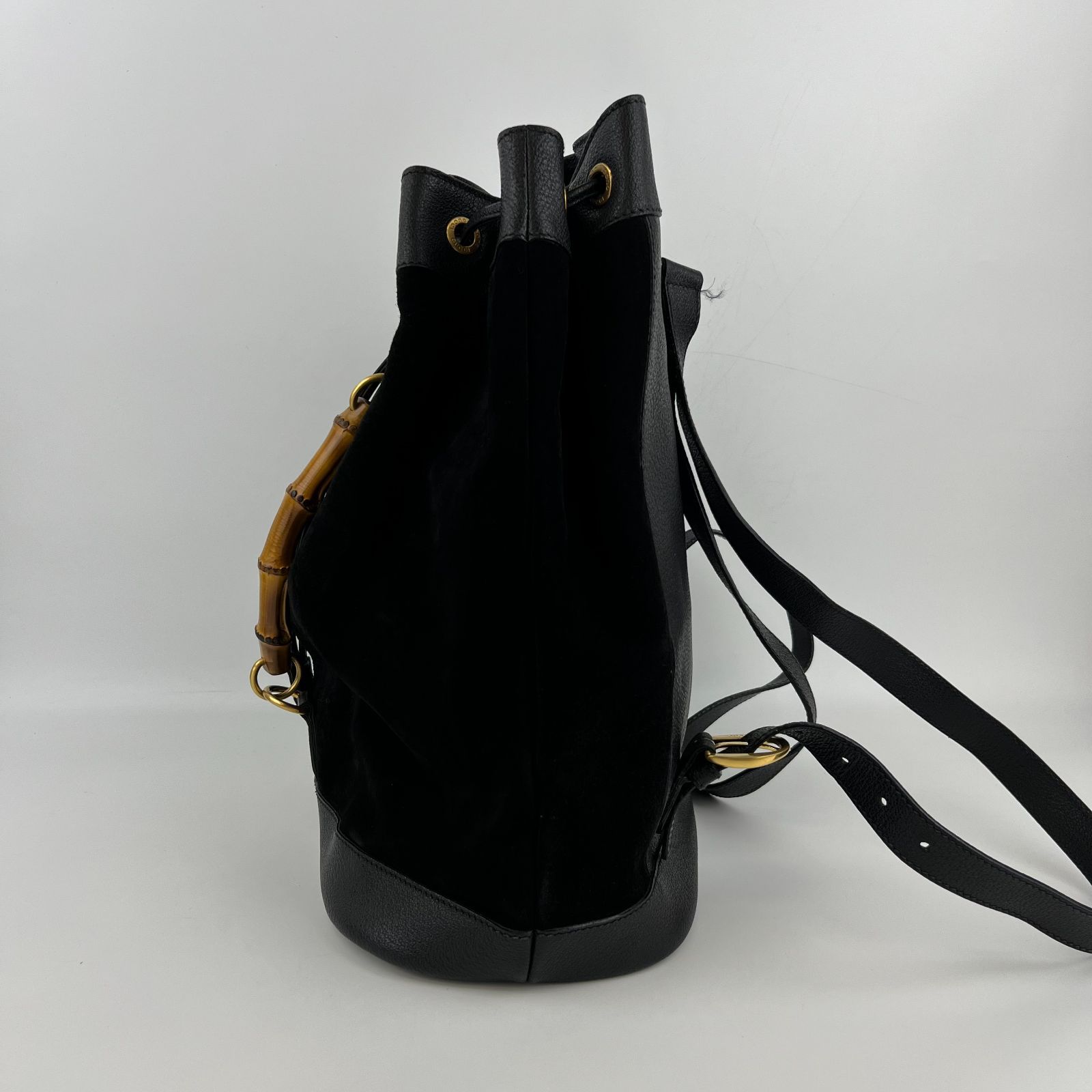 GUCCI グッチ バンブー リュックサック バックパック ブラック