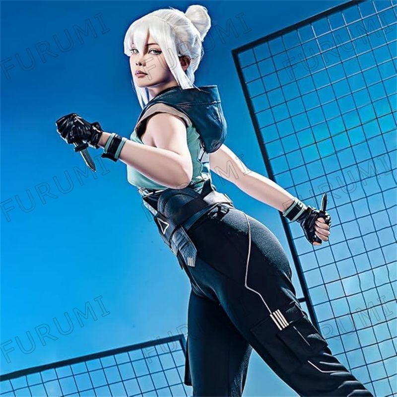 VALORANT キルジョイ コスプレ衣装とウィッグのセット VALORANT キルジョイ コスプレ衣装とウィッグのセット Amazon.co.jp