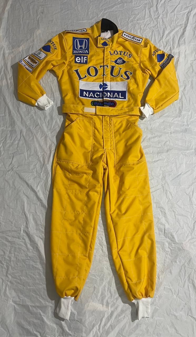 アイルトン・セナ　レーシングスーツ一片【1989】 限定品 アイルトン・セナ Ayrton Senna【音速の貴公子