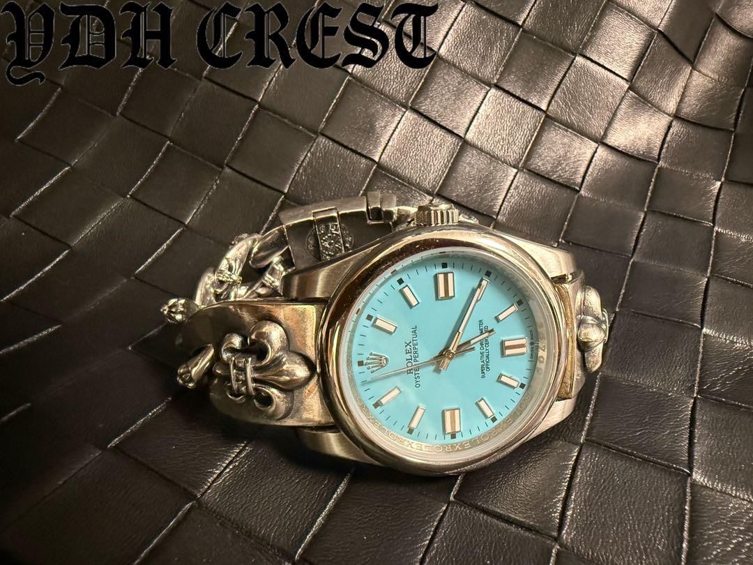 ⭐️CMJG　Watch　時計ベルト　ハーフフラワーベルト　15.5cm　刻印有り