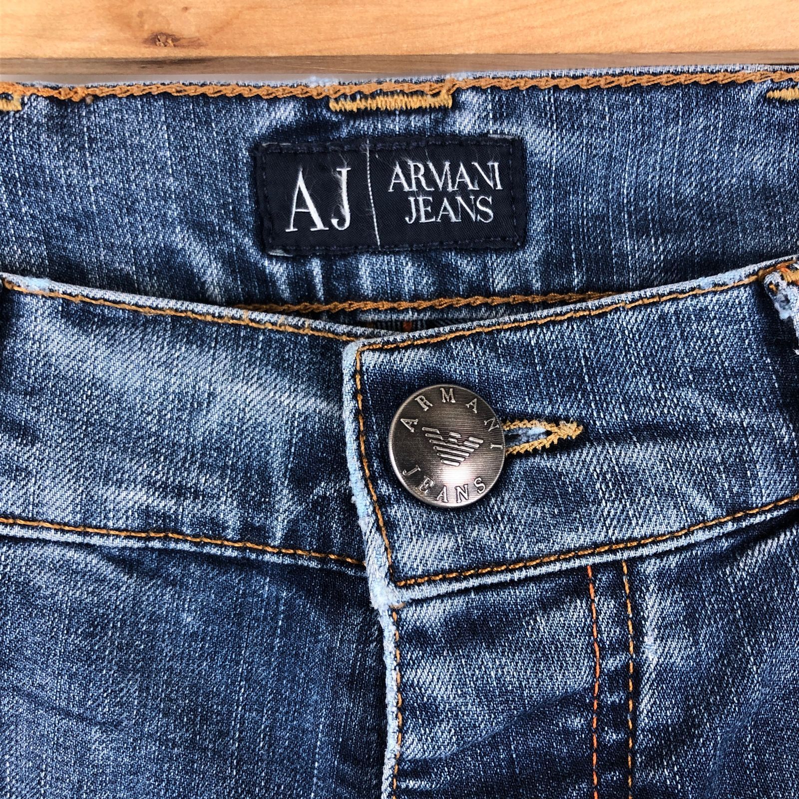 ARMANI JEANS コットンパンツ W36｜ファッション