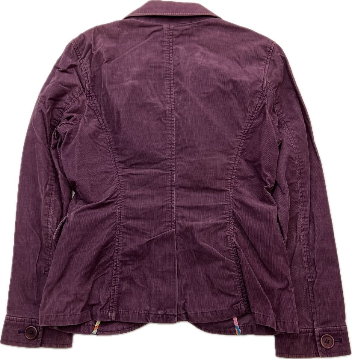 Paul Smith PINK ☆ テーラードジャケット コットン ピケ パープル