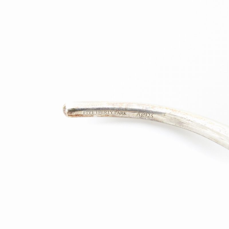 530 five thirty park wire bangle ワイヤーバングル 925 L シルバー /UO