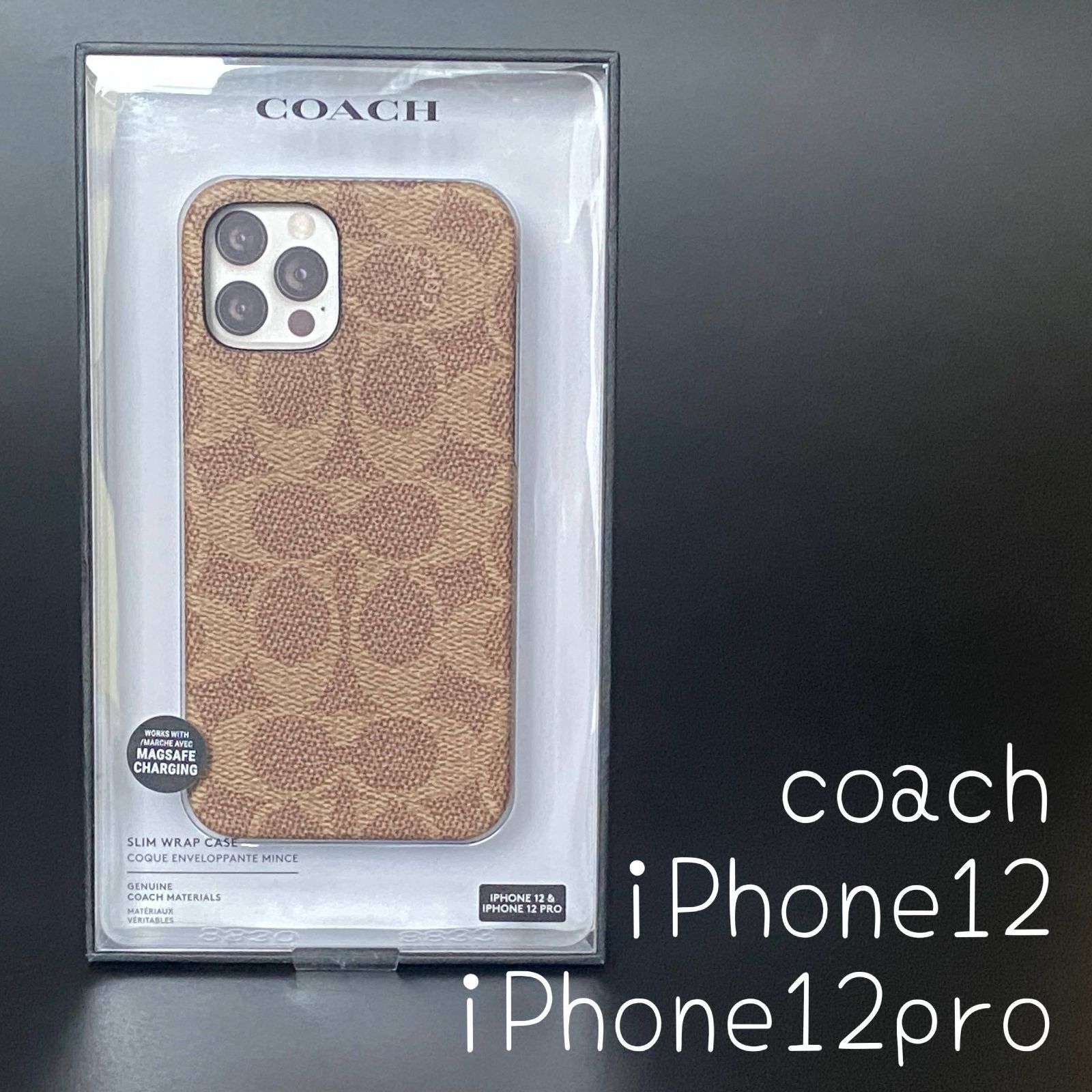 COACH iPhone 12/12 Pro 手帳型ケース COACH(コーチ) ｜iPhone