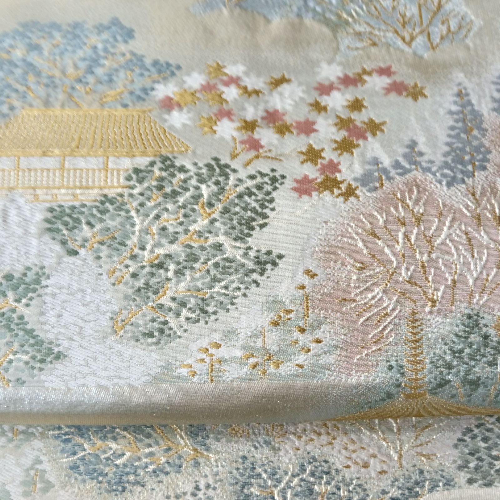 正絹 袋帯 刺繍柄 K-504 - メルカリ
