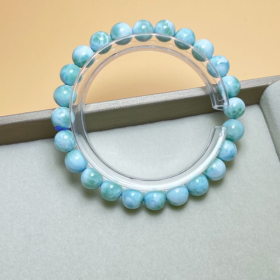 ドミニカ共和国 ラリマー パワーストーンブレスレット 15.9-16.4mm ドミニカ共和国 ラリマー パワーストーンブレスレット 15.9-16.4mm
