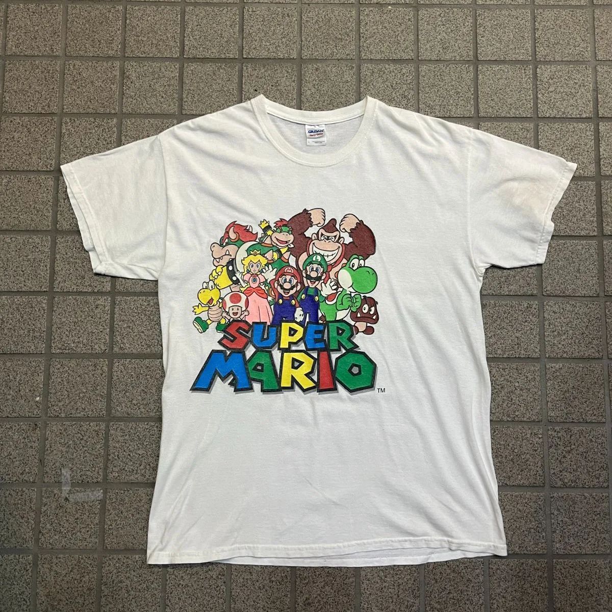 mario Tシャツ マリオ ニンテンドー 90s 00s SUPER MARIO ヨッシー 