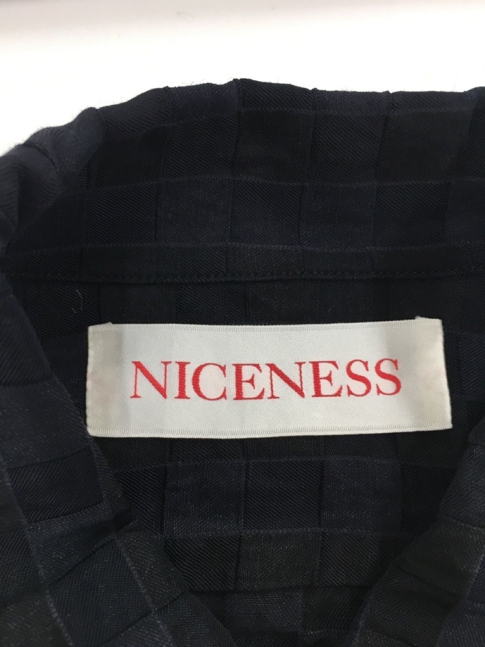 NICENESS SLY 22SS アートチェックシャツ M ブラック - メルカリ