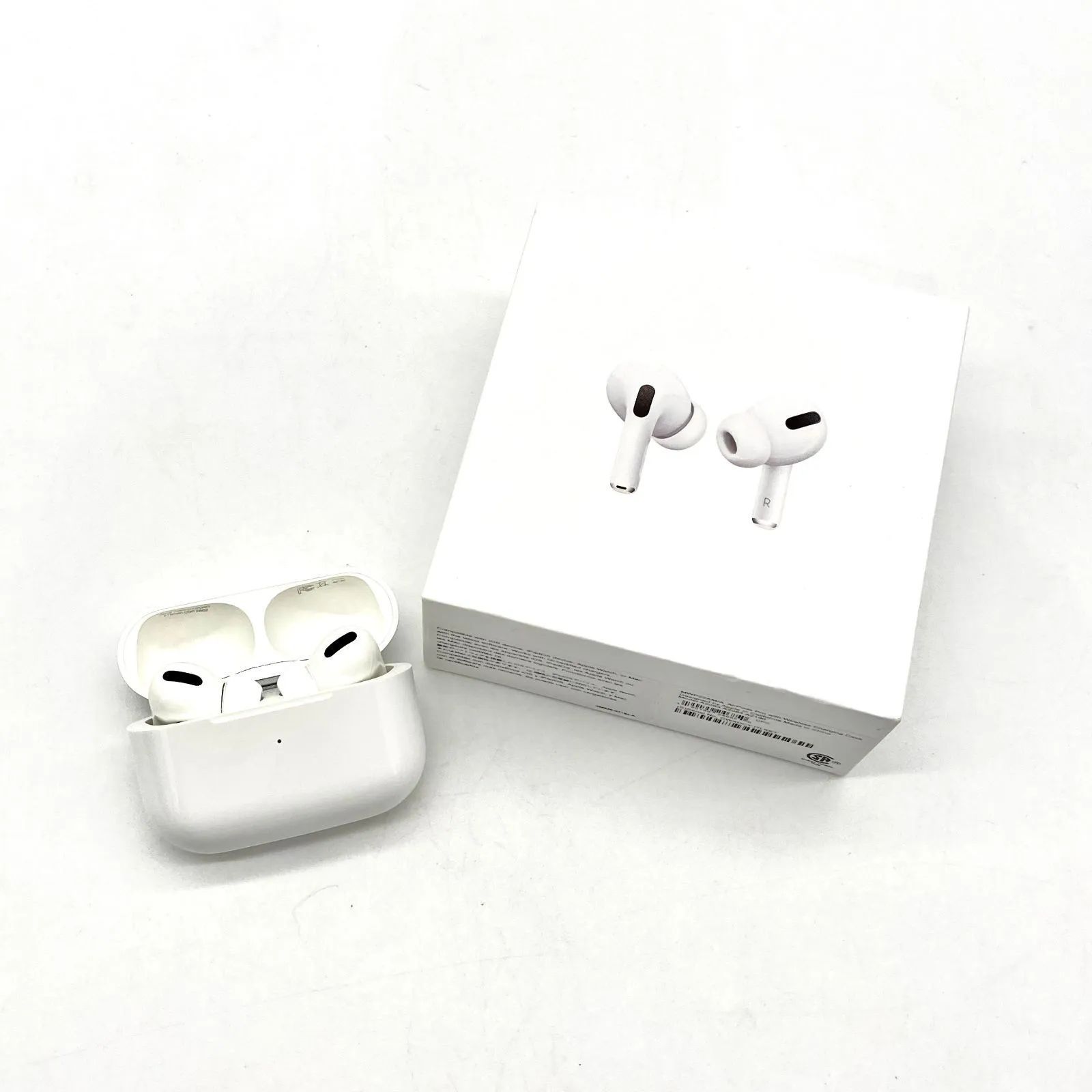 ▽Airpods Pro MWP22AM/A A2190 箱/冊子/予備イヤーチップ/ケーブル