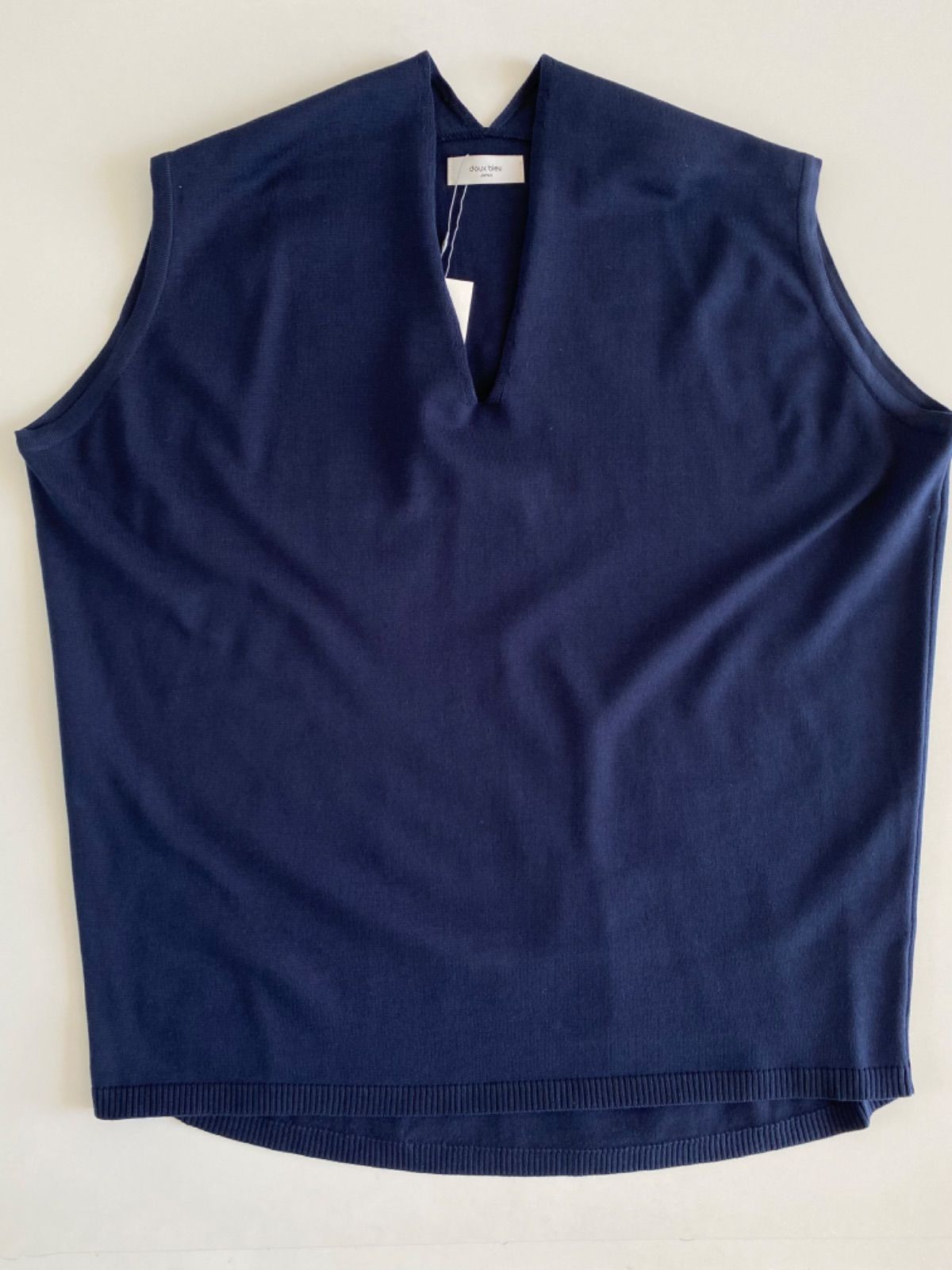 doux bleu /Vネックベスト DB-211-004 ネイビー - メルカリ