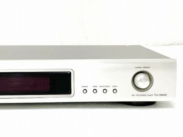 DENON TU-1500AE AM/FM ステレオ チューナー シルバー デノン 音響機材