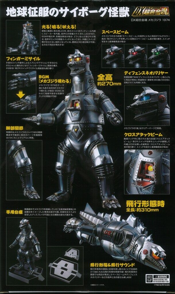DX超合金魂 メカゴジラ 1974 箱のみ開封 フィギュア「DX超合金魂 メカゴジラ 1974」本日5月10日予約開始