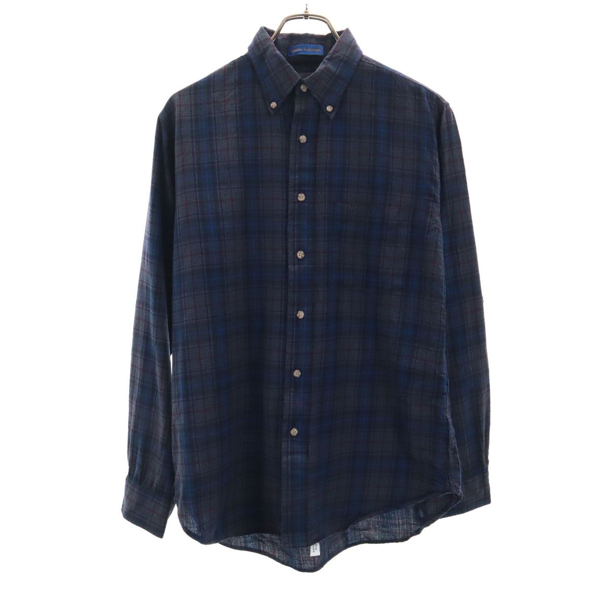 90s USA製 PENDLETONペンドルトン オンブレチェック ウールシャツ