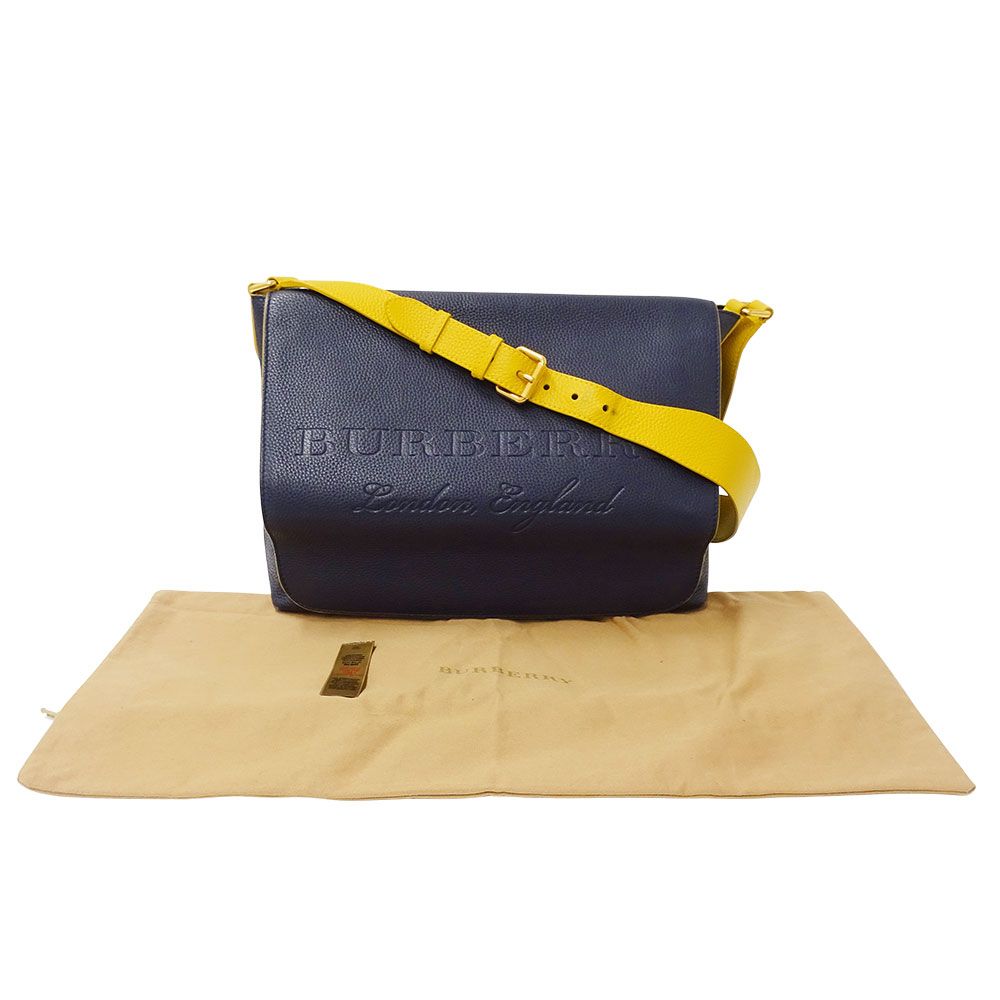 レザー ネイビー